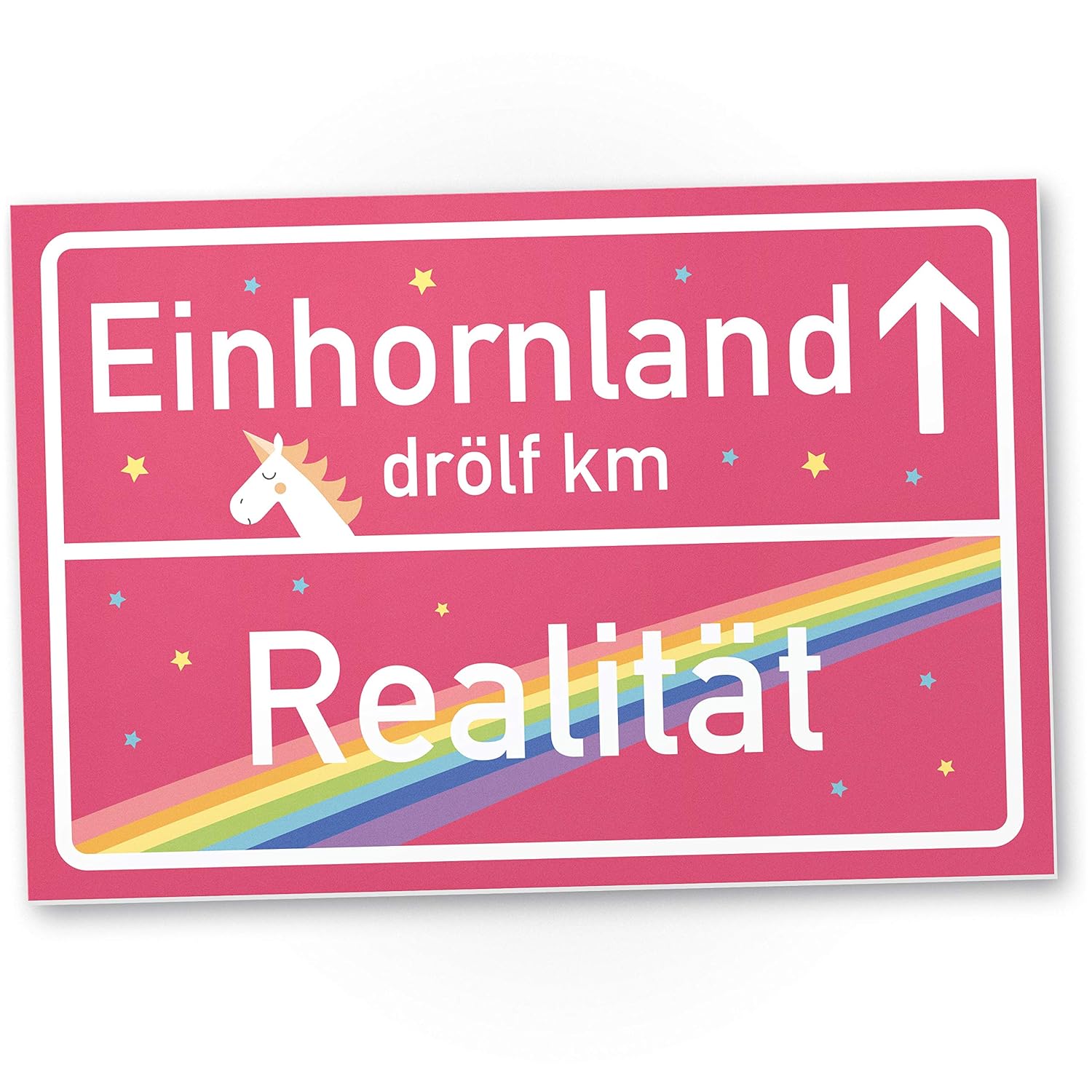 Einhorn Ortsschild