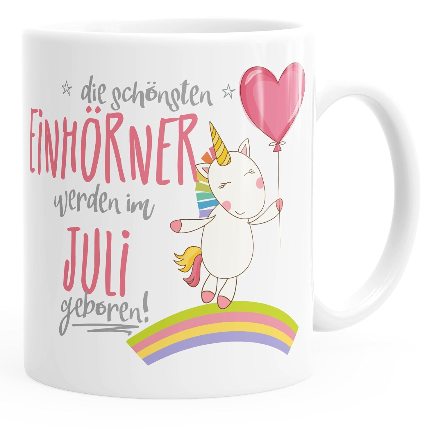 Tasse die schönsten Einhörner