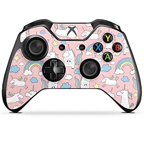 DeinDesign Skin Aufkleber Sticker Folie für Microsoft Xbox One Controller Einhorn Unicorn Muster